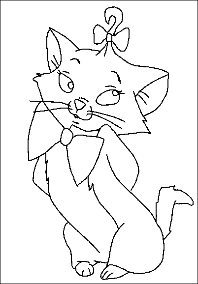 coloriage aristochats chatons